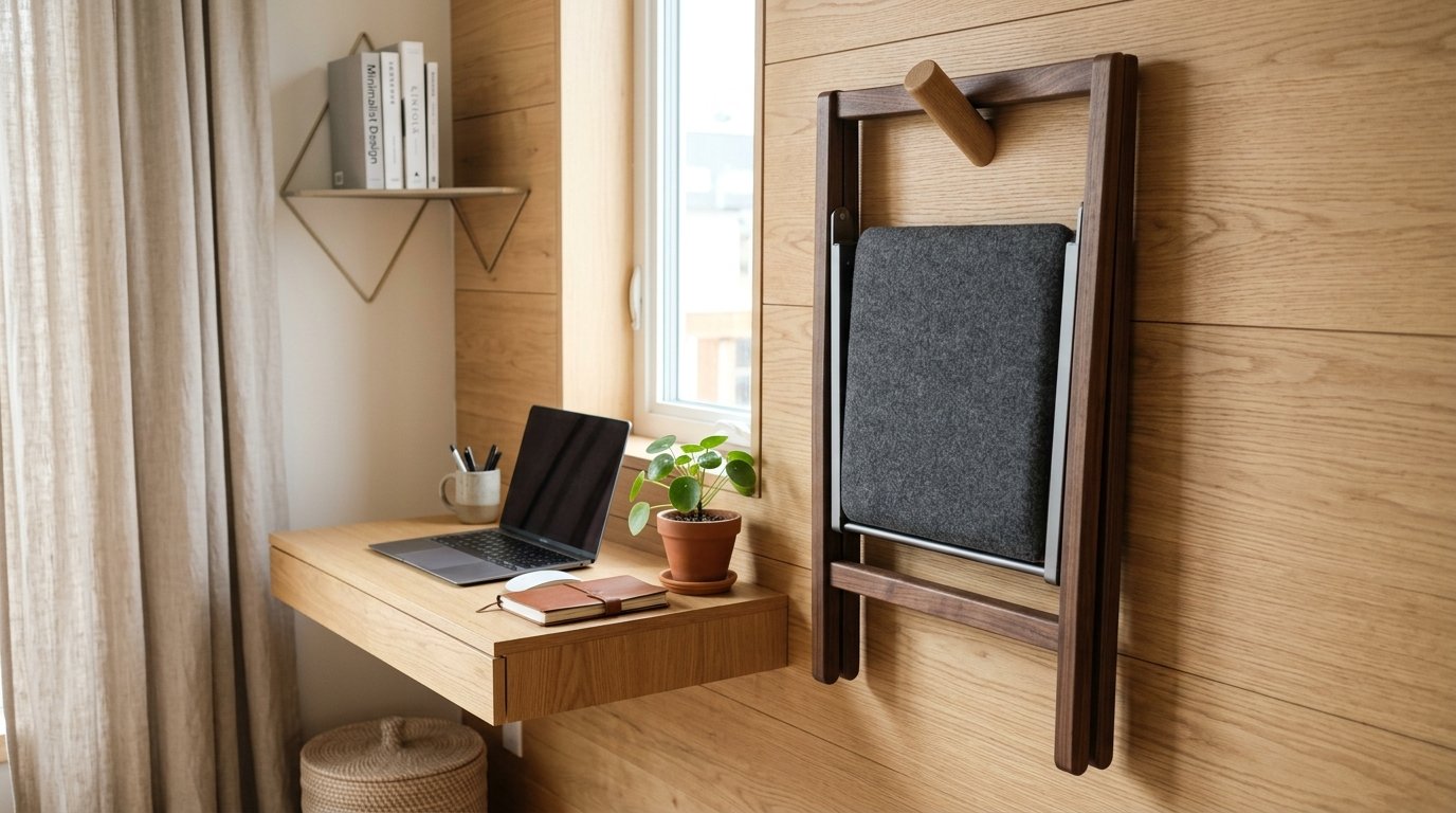 Cadeiras Dobráveis e Finas: Conforto Ergonômico que Some no Fim do Expediente