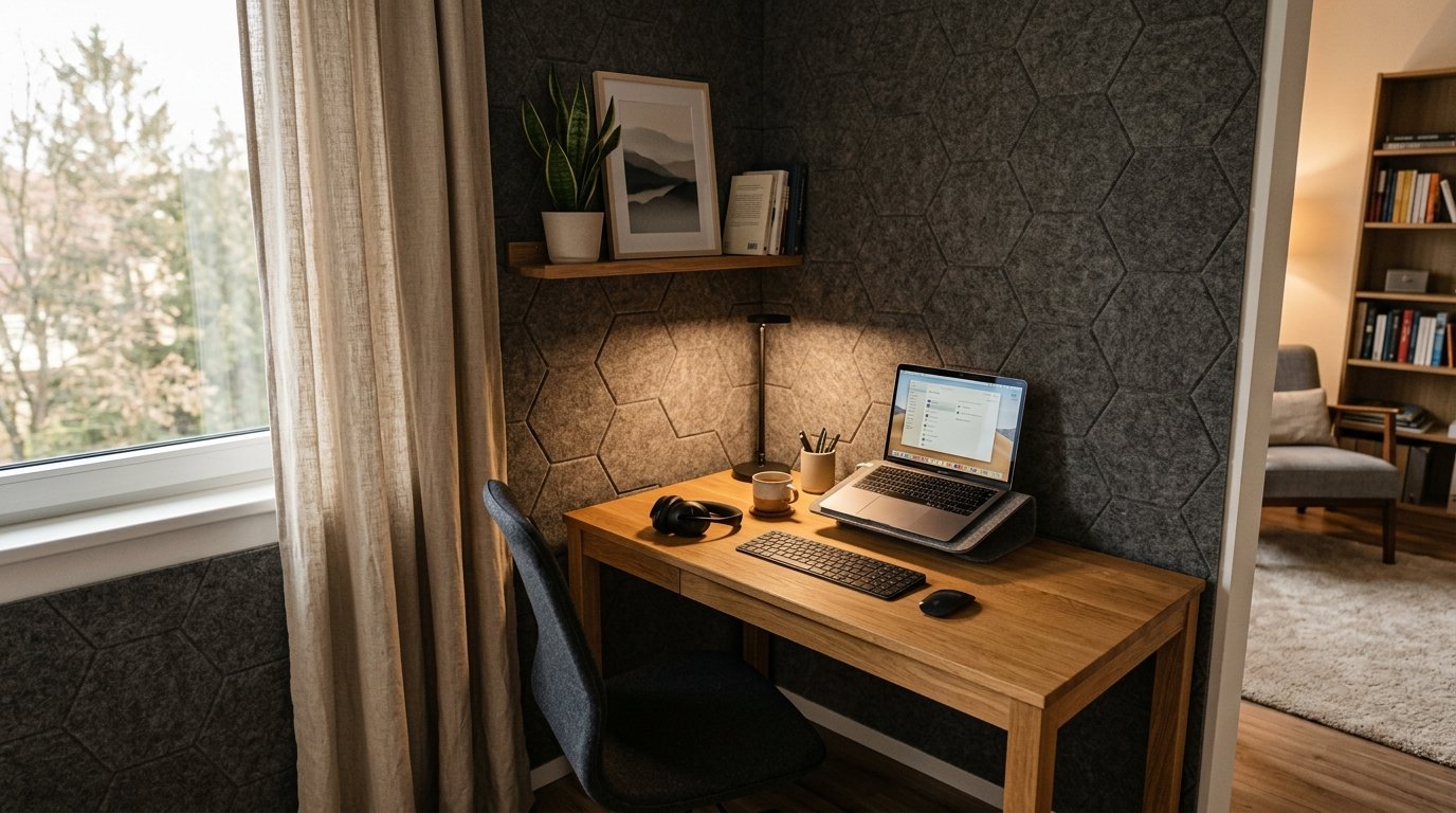 O Impacto do Ruído em Apartamentos Pequenos: Como Isolar o Som do Home Office
